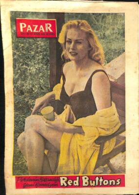 Pazar Dergisi Sayı 83 27 Nisan 1958 - Kapak Anita Ekberg - Elizabeth Adamson - Lili Gentle NDR68071 - 1