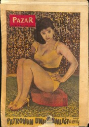 Pazar Dergisi Sayı 89 - 8 Haziran 1958 - Kapak Rosa Dolmai - Sophia Loren - Gina Lollobrigida NDR68069 - 1