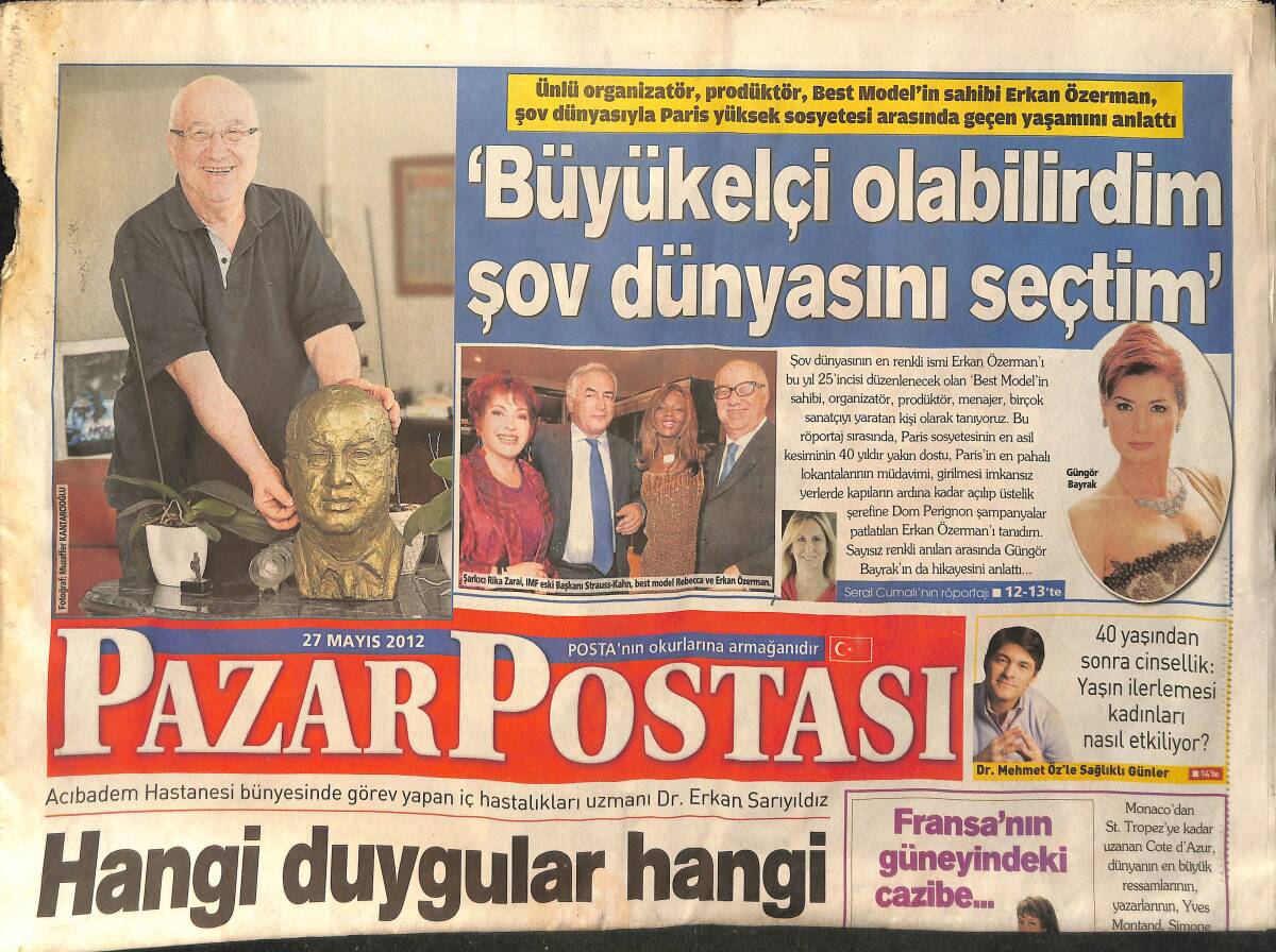 Pazar Postası Gazetesi 27 Mayıs 2012 - Erkan Özerman 
