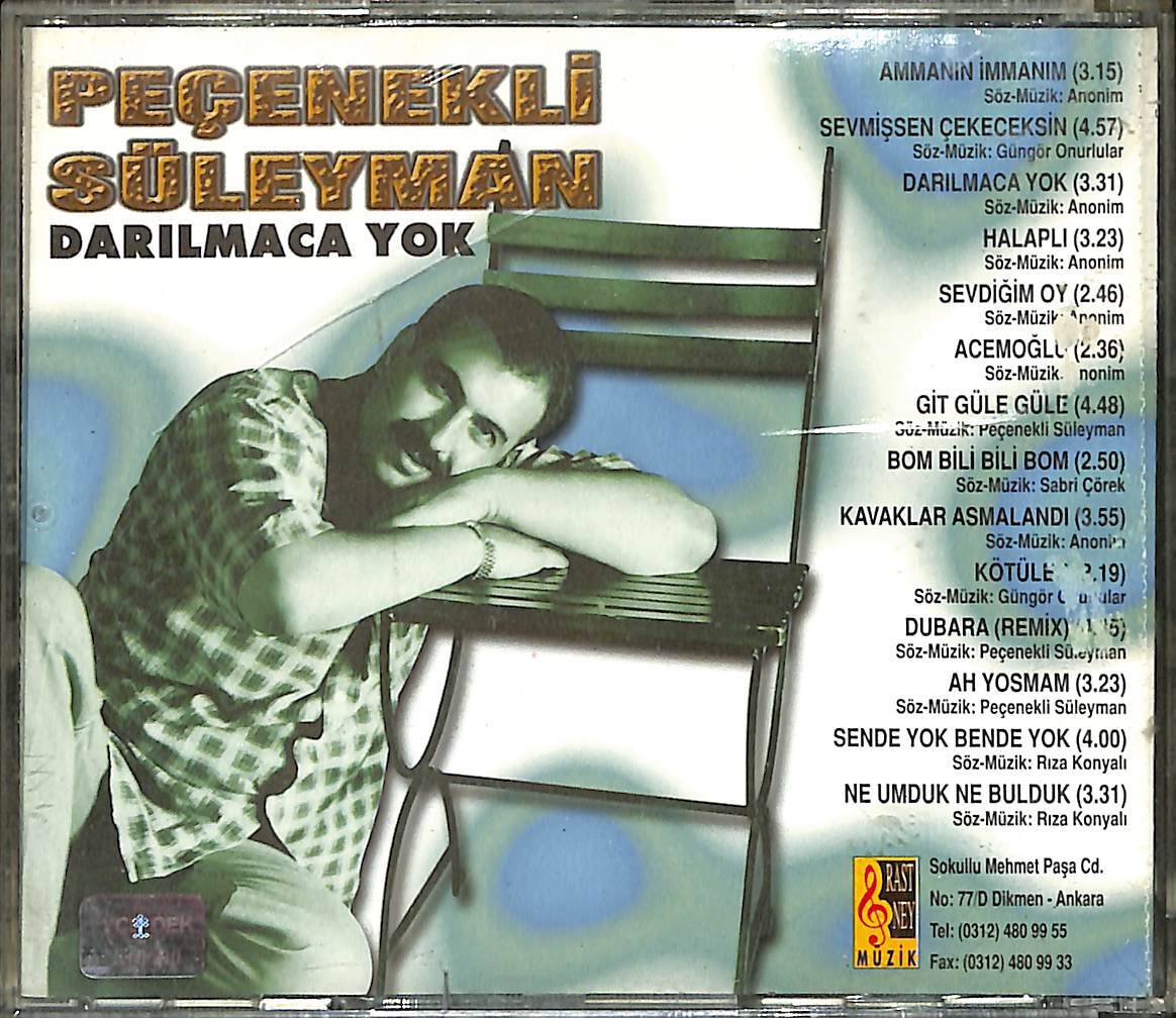 Peçenekli Süleyman - Darılmaca Yok CD (İkinci El) CD4331 - 2