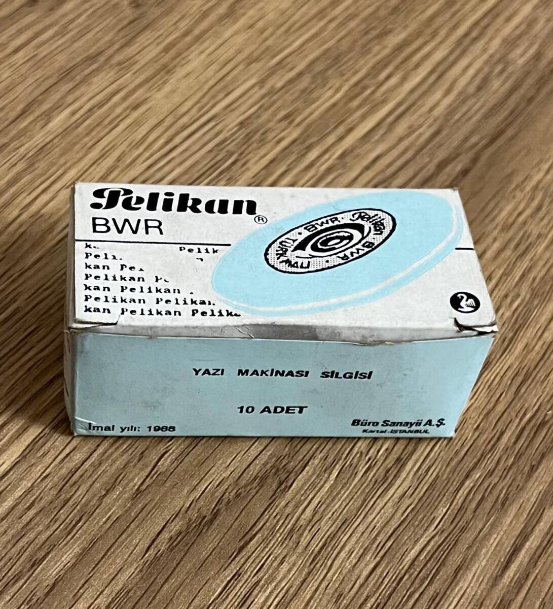 Pelikan BWR (Bürosan) 1980s Yazı Makinesi Silgisi (Dolu Kutu) AOB4743 - 6