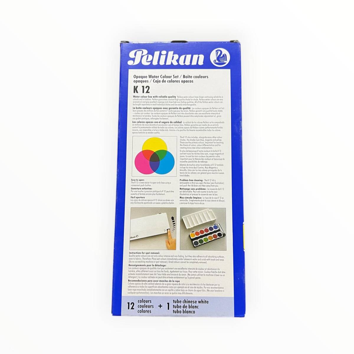 PELİKAN K12 Opak Katı Sulu Boya 12 Renk (Eski Ambalaj) AOB8878 - 6