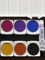 PELİKAN K12 Opak Katı Sulu Boya 12 Renk (Eski Ambalaj) AOB8878 - 4