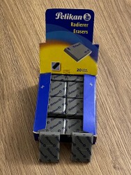 Pelikan Plastik Siyah Silgi AOB4757 - 2