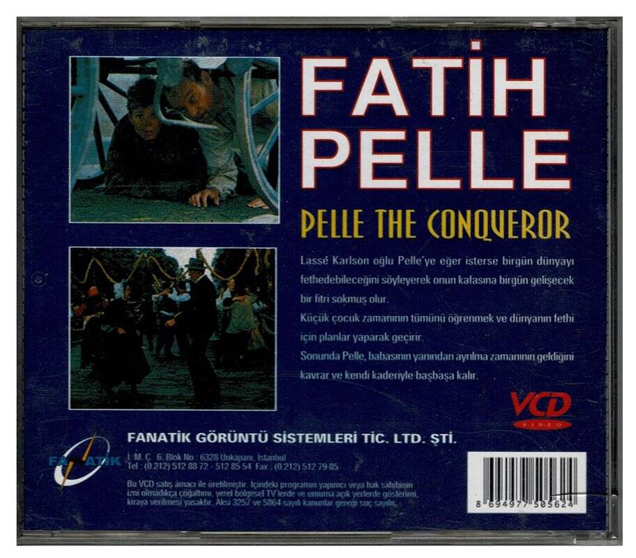 Pelle The Conqueror Fatih Pelle - VCD Film VCD228 - 2