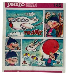 PEMBO Sakız Kağıdı 1.Seri No 145 Sakız Kağıdı Stickers SKZ993 - 3