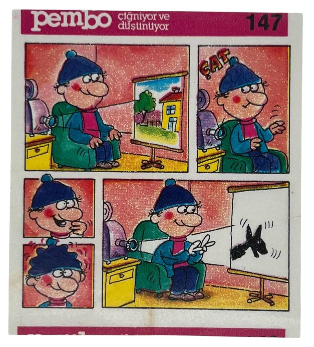 PEMBO Sakız Kağıdı 1.Seri No 147 Sakız Kağıdı Stickers SKZ995 - 1