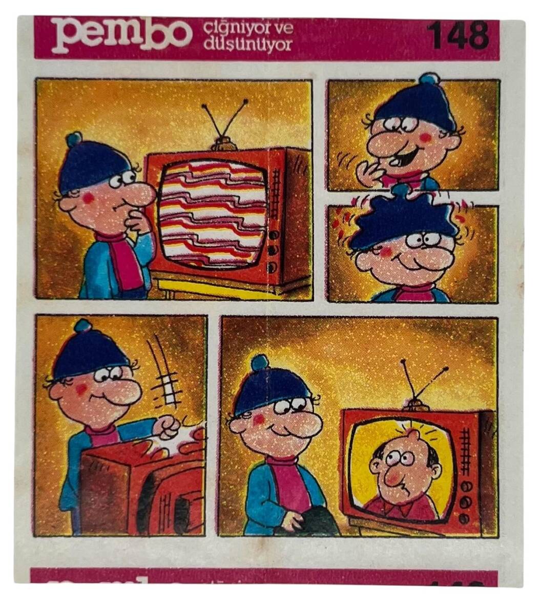 PEMBO Sakız Kağıdı 1.Seri No 148 Sakız Kağıdı Stickers SKZ996 - 3