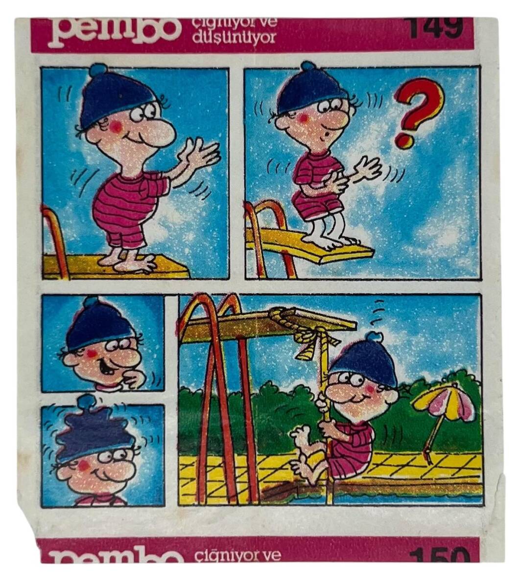 PEMBO Sakız Kağıdı 1.Seri No 149 Sakız Kağıdı Stickers SKZ997 - 1