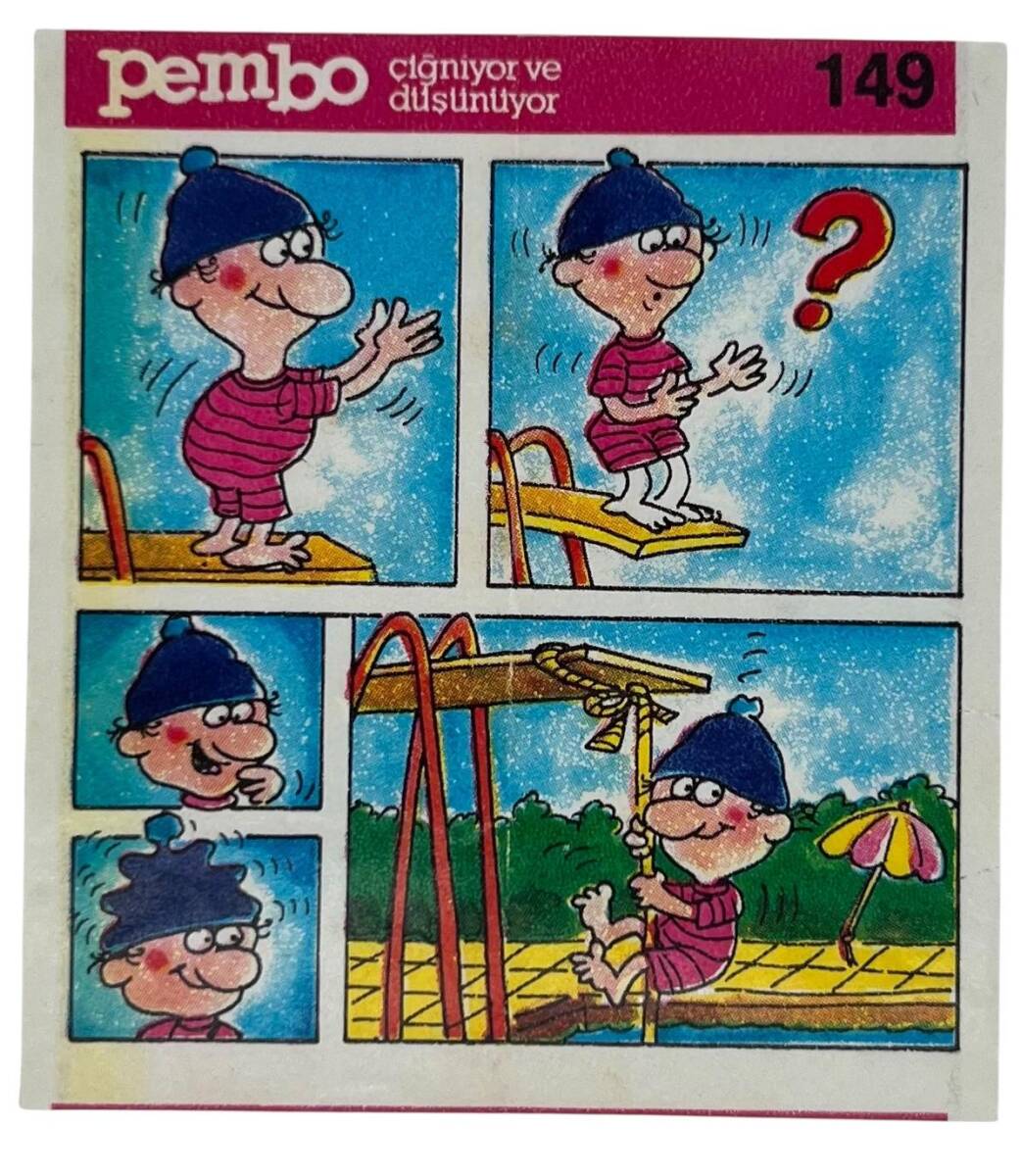 PEMBO Sakız Kağıdı 1.Seri No 149 Sakız Kağıdı Stickers SKZ998 - 3