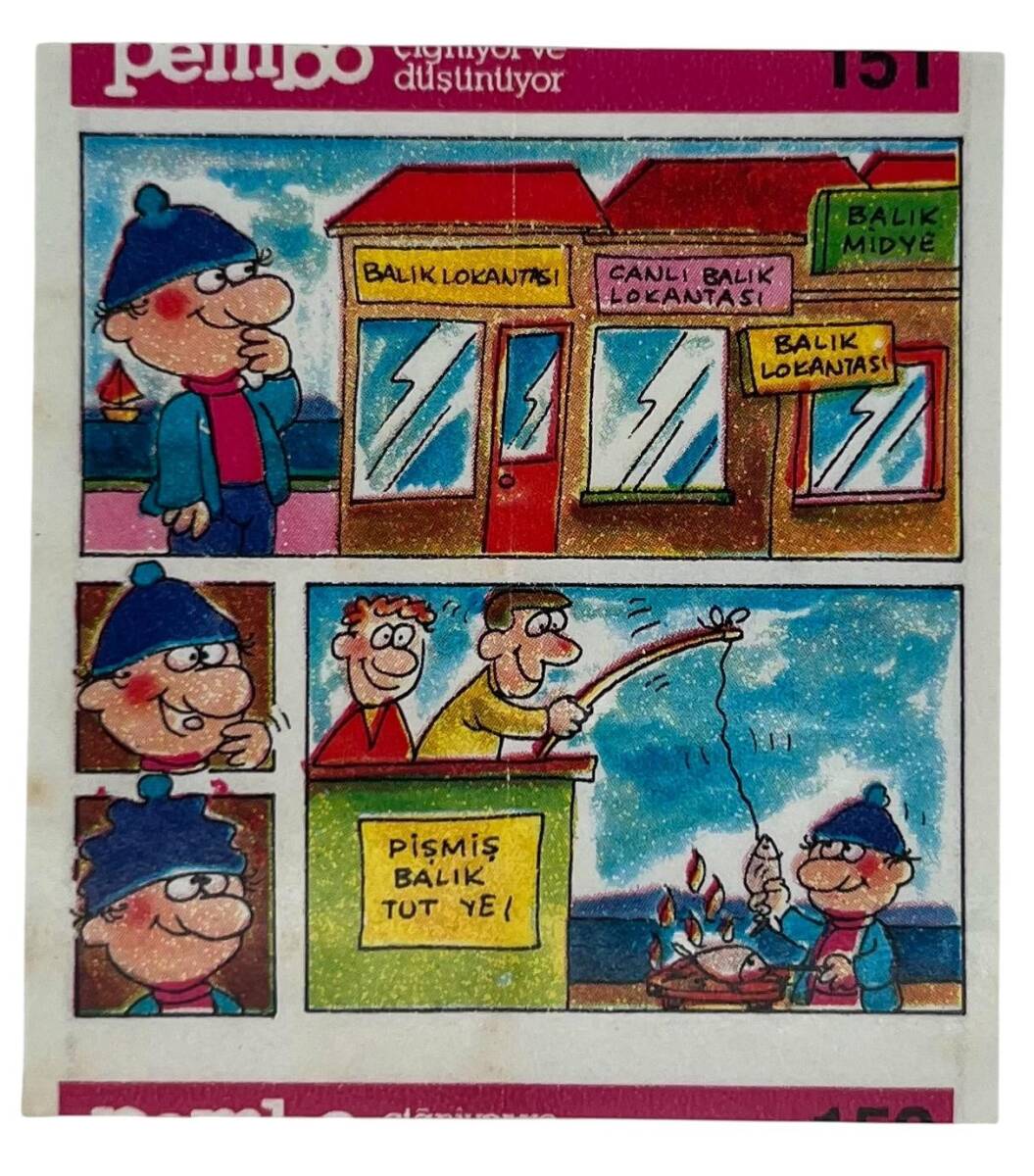 PEMBO Sakız Kağıdı 1.Seri No 151 Sakız Kağıdı Stickers SKZ1000 - 3