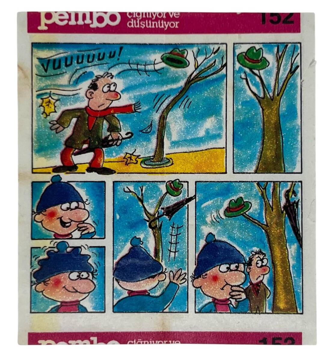 PEMBO Sakız Kağıdı 1.Seri No 152 Sakız Kağıdı Stickers SKZ1002 - 1