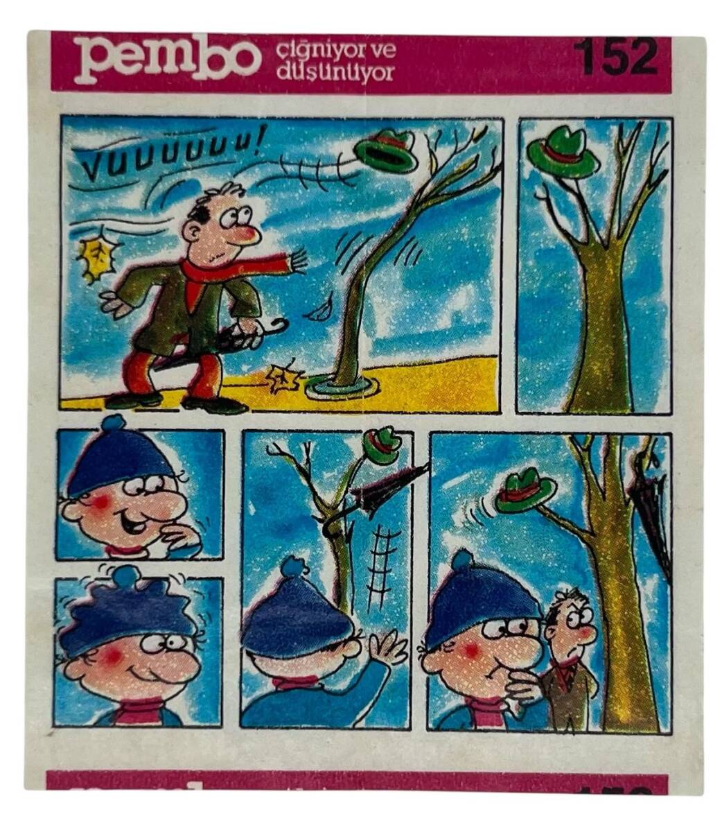 PEMBO Sakız Kağıdı 1.Seri No 152 Sakız Kağıdı Stickers SKZ1003 - 1