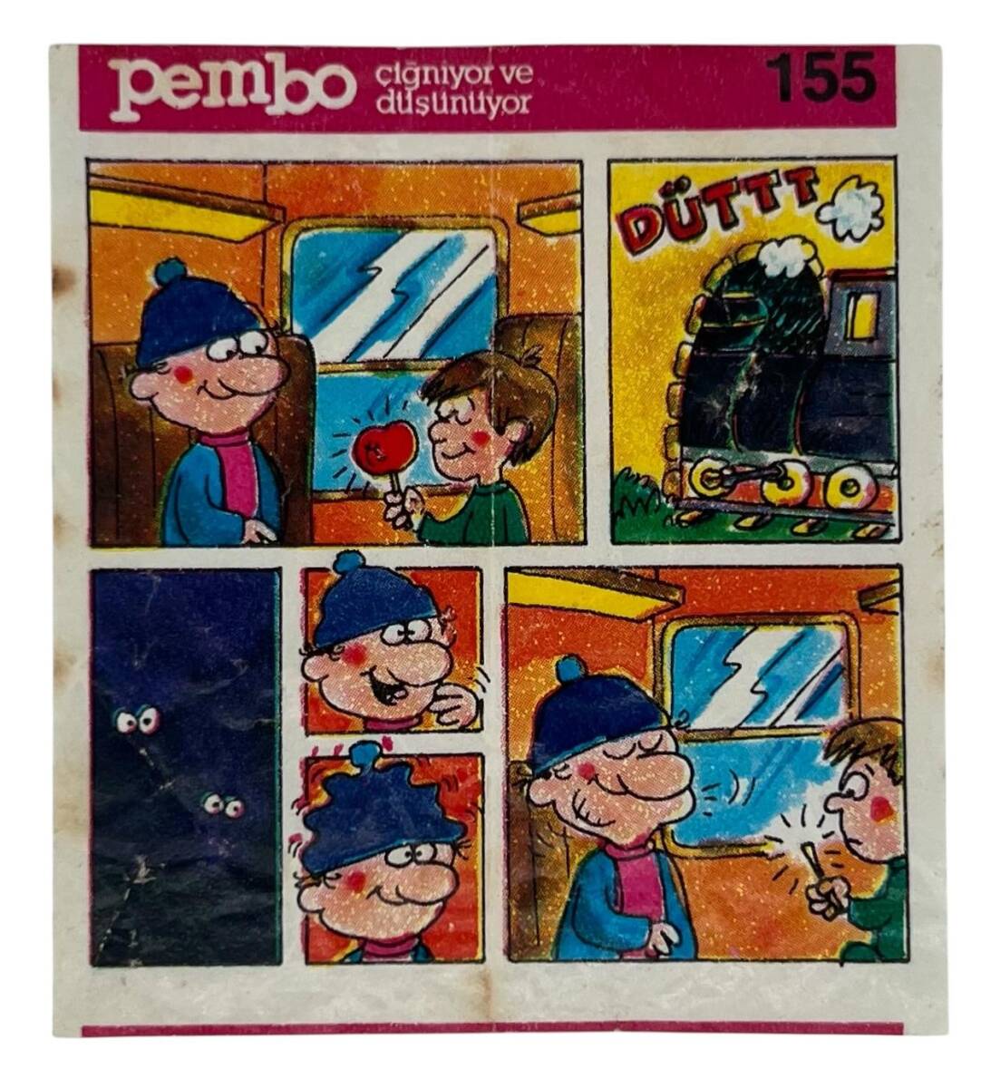PEMBO Sakız Kağıdı 1.Seri No 155 Sakız Kağıdı Stickers SKZ1004 - 3
