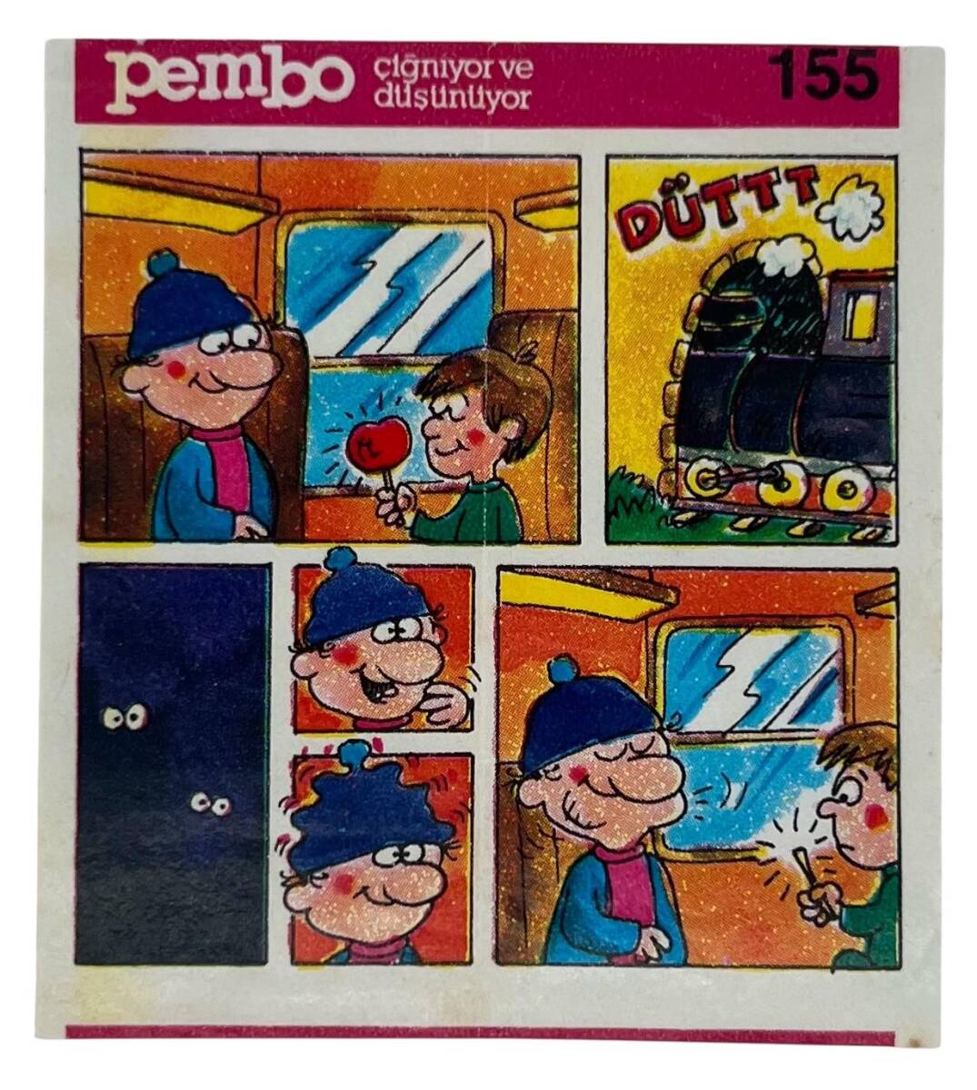PEMBO Sakız Kağıdı 1.Seri No 155 Sakız Kağıdı Stickers SKZ1005 - 3
