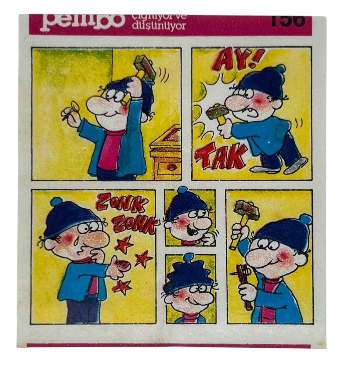PEMBO Sakız Kağıdı 1.Seri No 156 Sakız Kağıdı Stickers SKZ1007 - 1