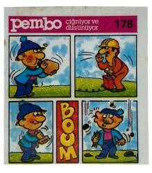 PEMBO Sakız Kağıdı 1.Seri No 178 Sakız Kağıdı Stickers SKZ1009 - 3