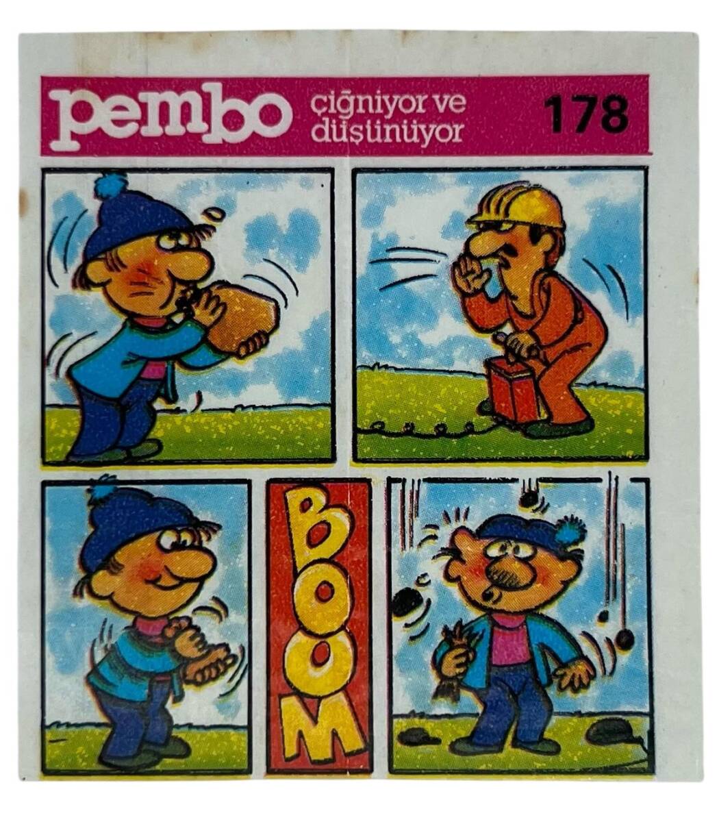 PEMBO Sakız Kağıdı 1.Seri No 178 Sakız Kağıdı Stickers SKZ1009 - 3