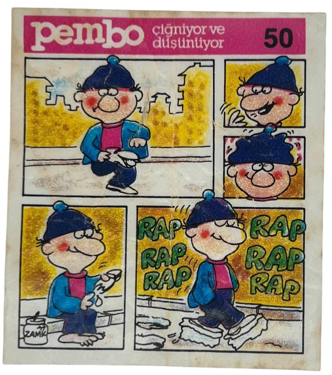 PEMBO Sakız Kağıdı 1.Seri No 50 Sakız Kağıdı Stickers SKZ980 - 1