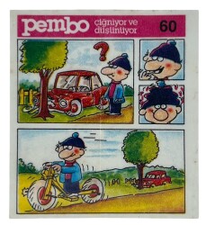 PEMBO Sakız Kağıdı 1.Seri No 60 Sakız Kağıdı Stickers SKZ981 - 3