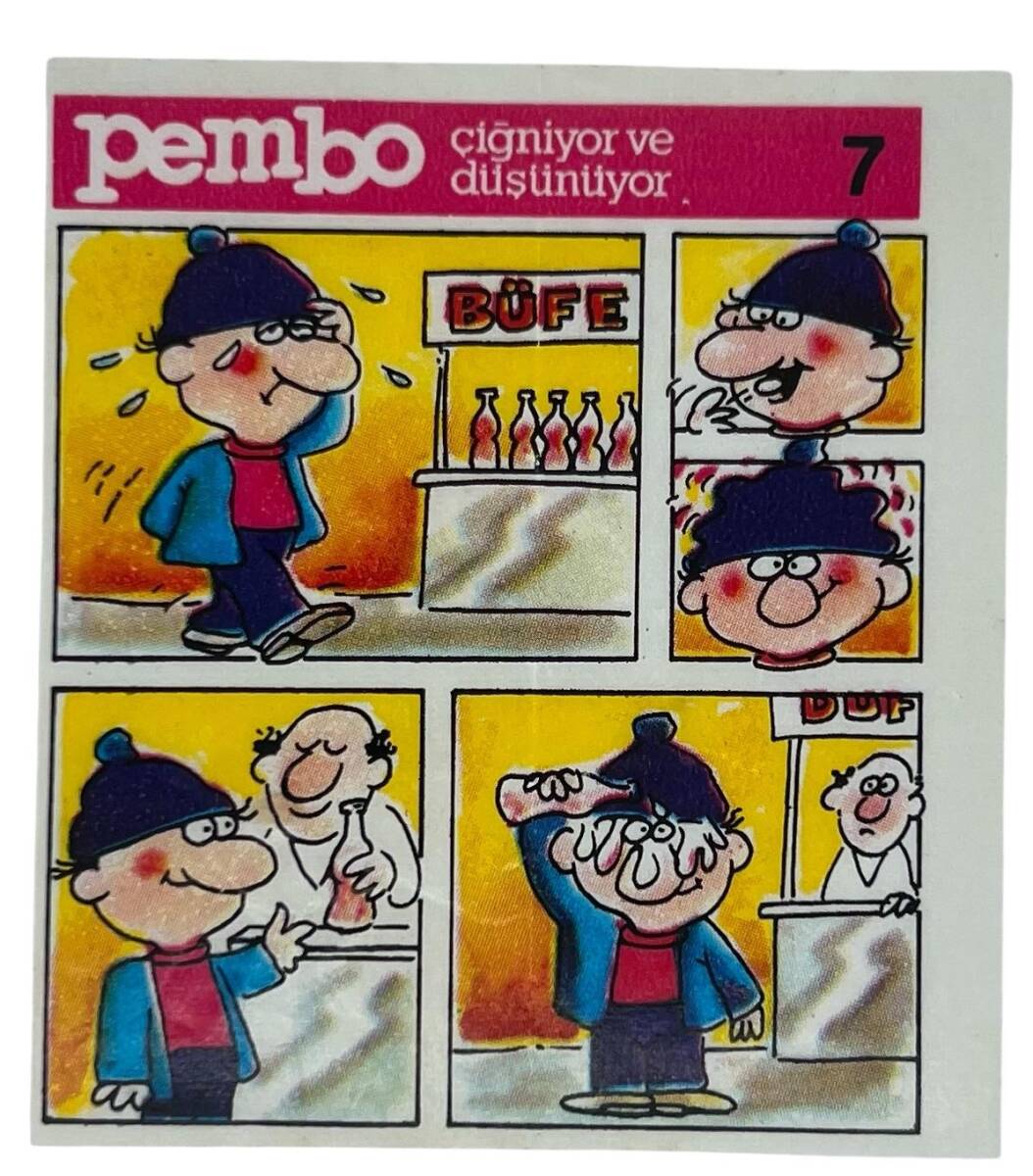PEMBO Sakız Kağıdı 1.Seri No 7 Sakız Kağıdı Stickers SKZ979 - 1
