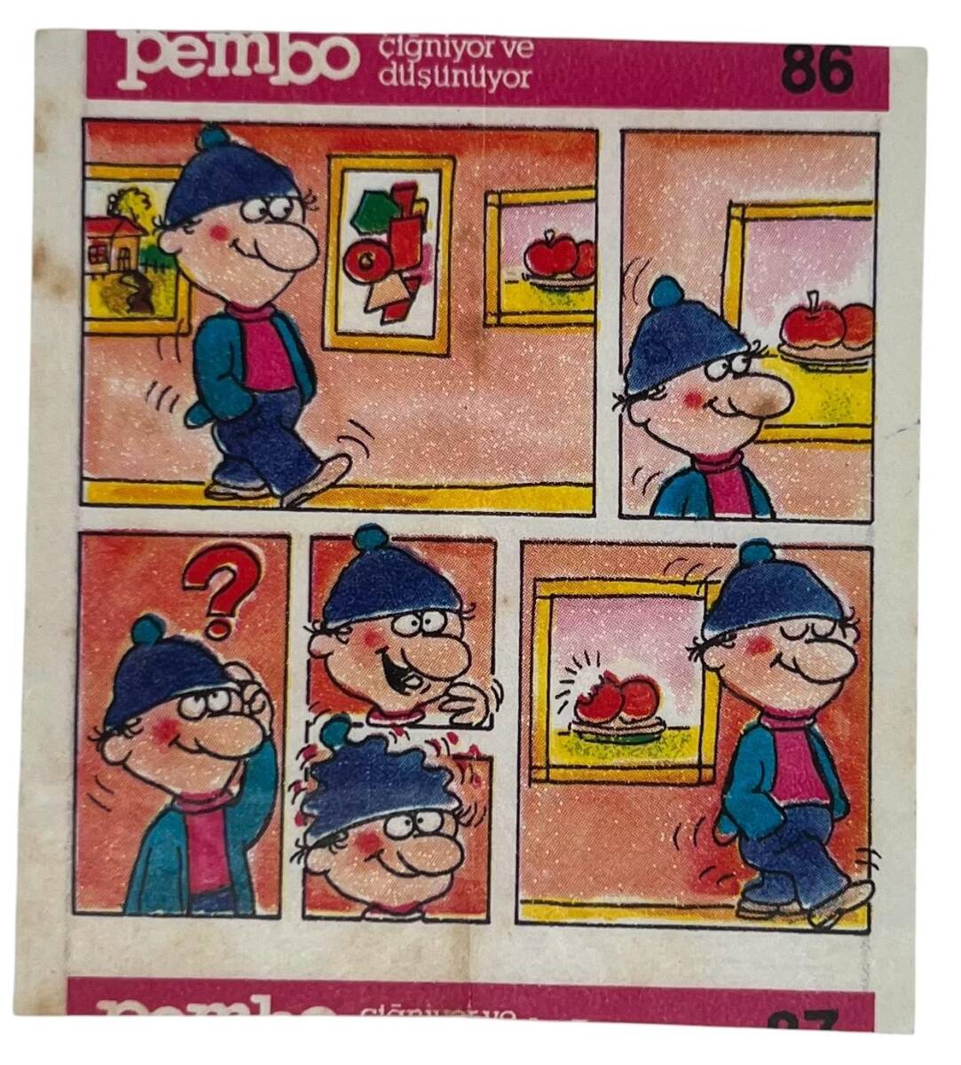 PEMBO Sakız Kağıdı 1.Seri No 86 Sakız Kağıdı Stickers SKZ983 - 3