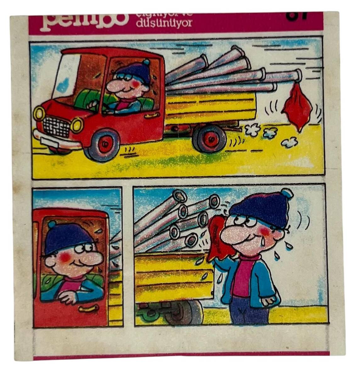 PEMBO Sakız Kağıdı 1.Seri No 87 Sakız Kağıdı Stickers SKZ984 - 1