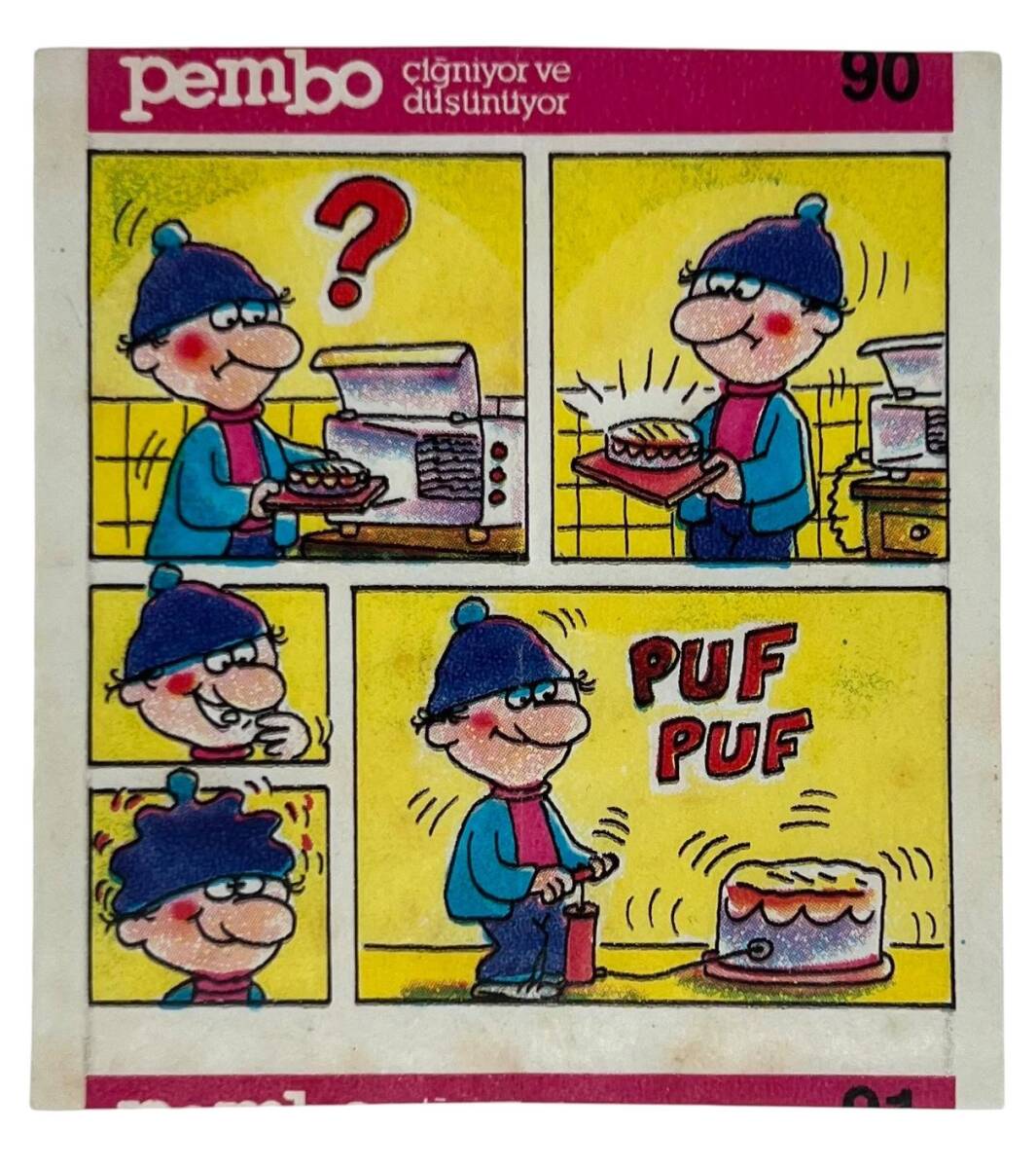 PEMBO Sakız Kağıdı 1.Seri No 90 Sakız Kağıdı Stickers SKZ985 - 3