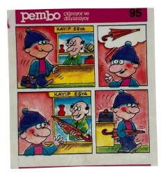PEMBO Sakız Kağıdı 1.Seri No 95 Sakız Kağıdı Stickers SKZ988 - 1
