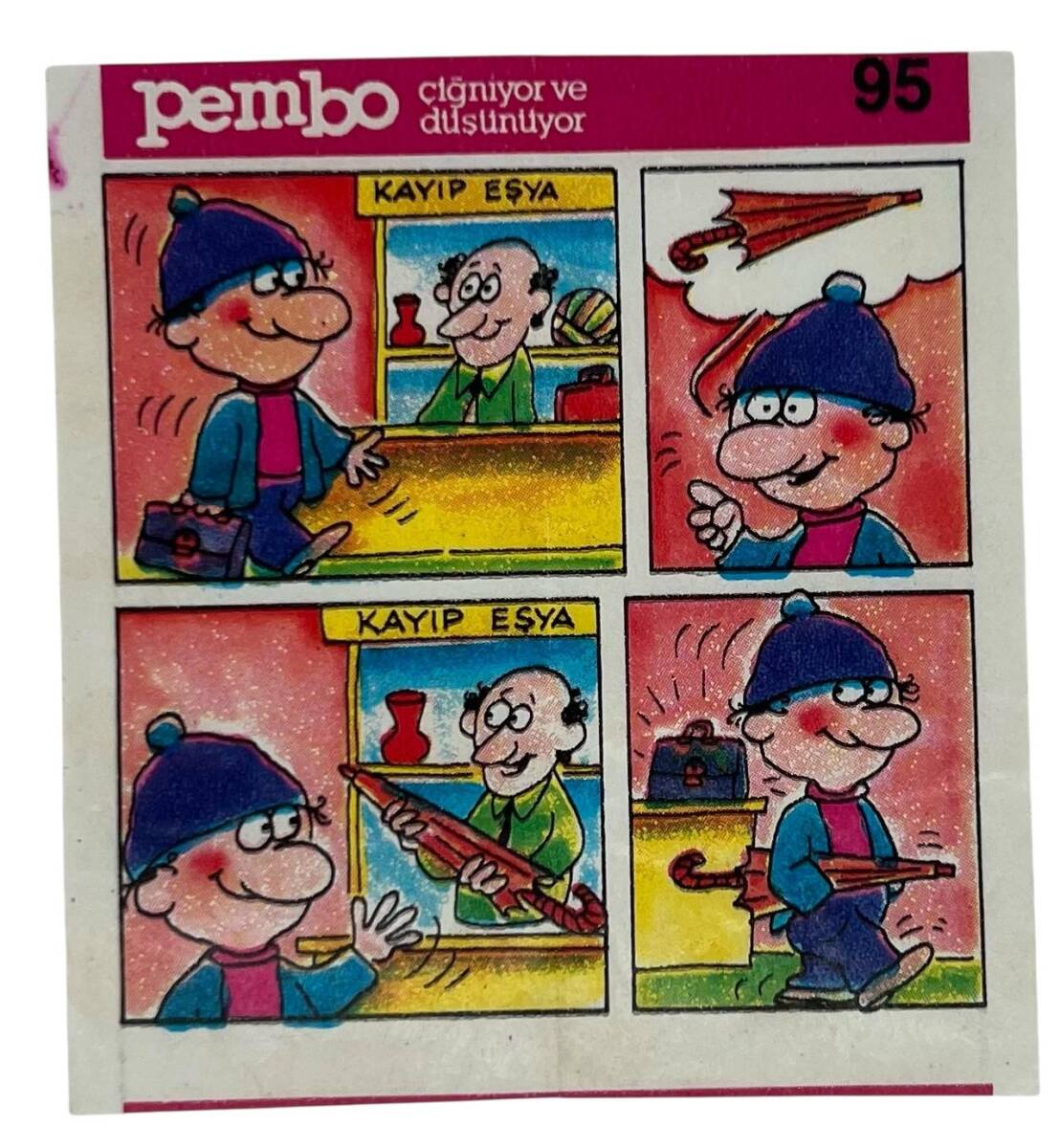 PEMBO Sakız Kağıdı 1.Seri No 95 Sakız Kağıdı Stickers SKZ988 - 3