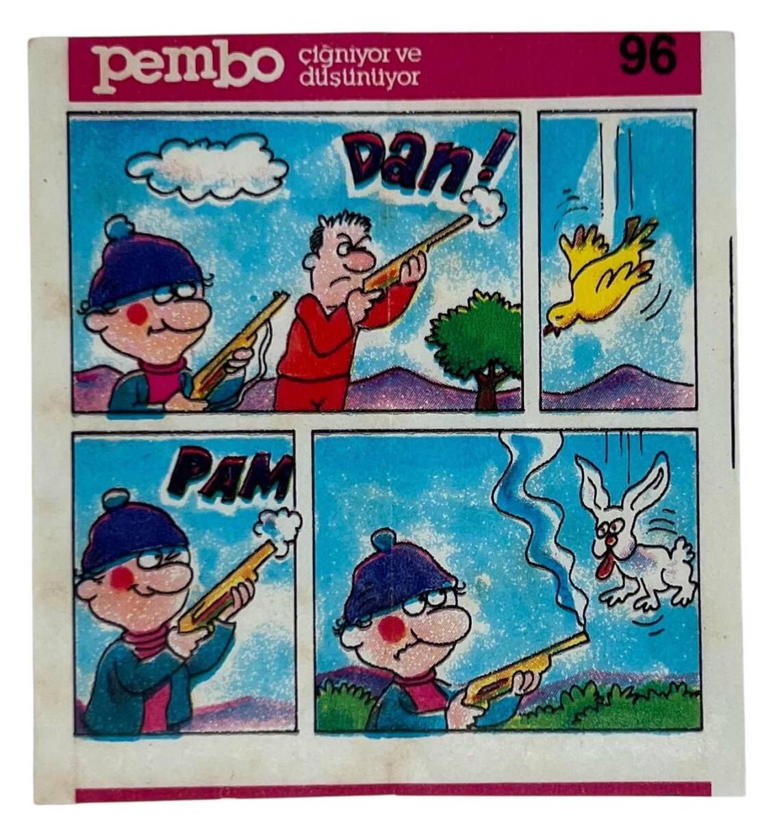PEMBO Sakız Kağıdı 1.Seri No 96 Sakız Kağıdı Stickers SKZ989 - 1