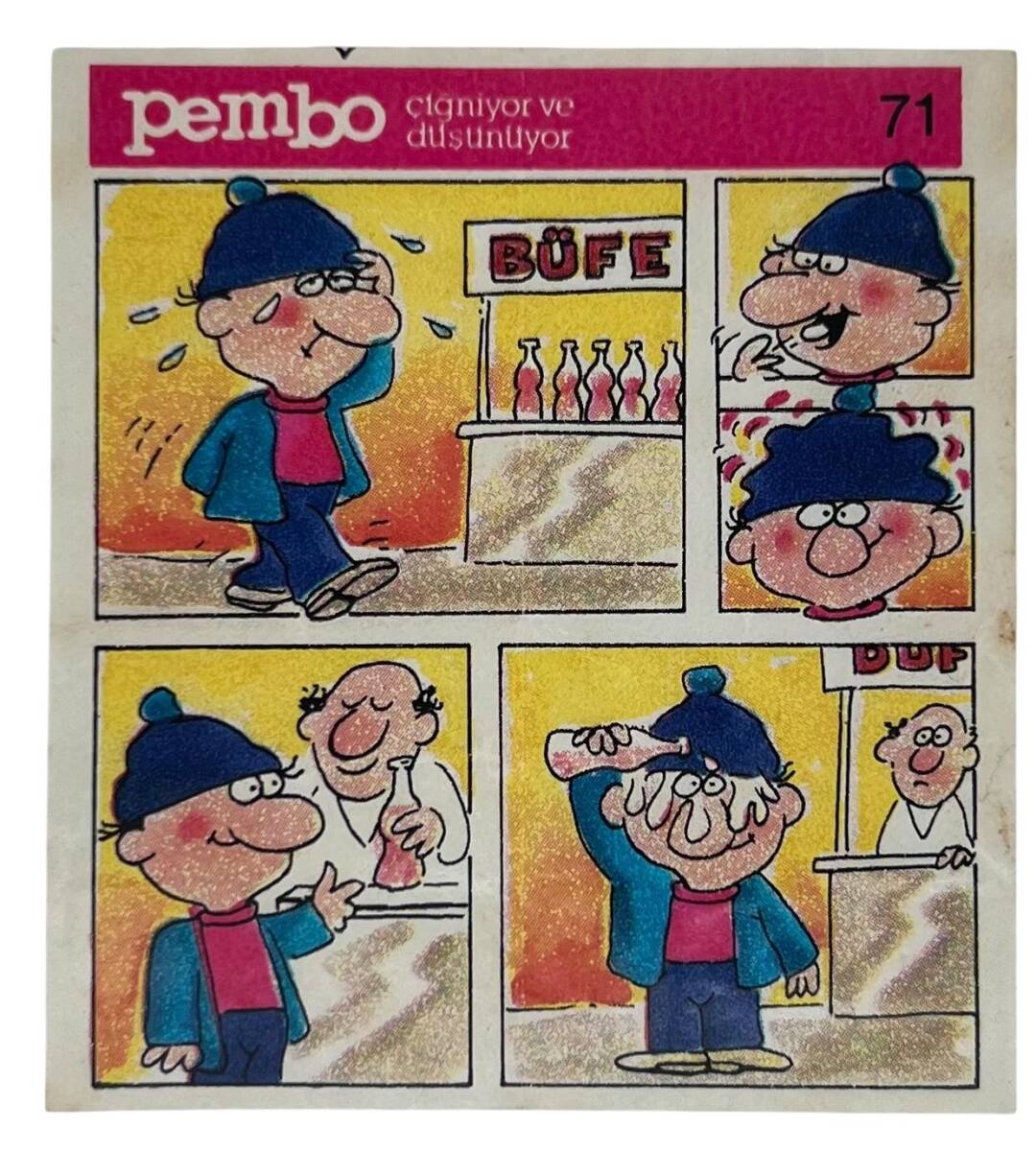 PEMBO Sakız Kağıdı 2.Seri No 71 Sakız Kağıdı Stickers SKZ977 - 3