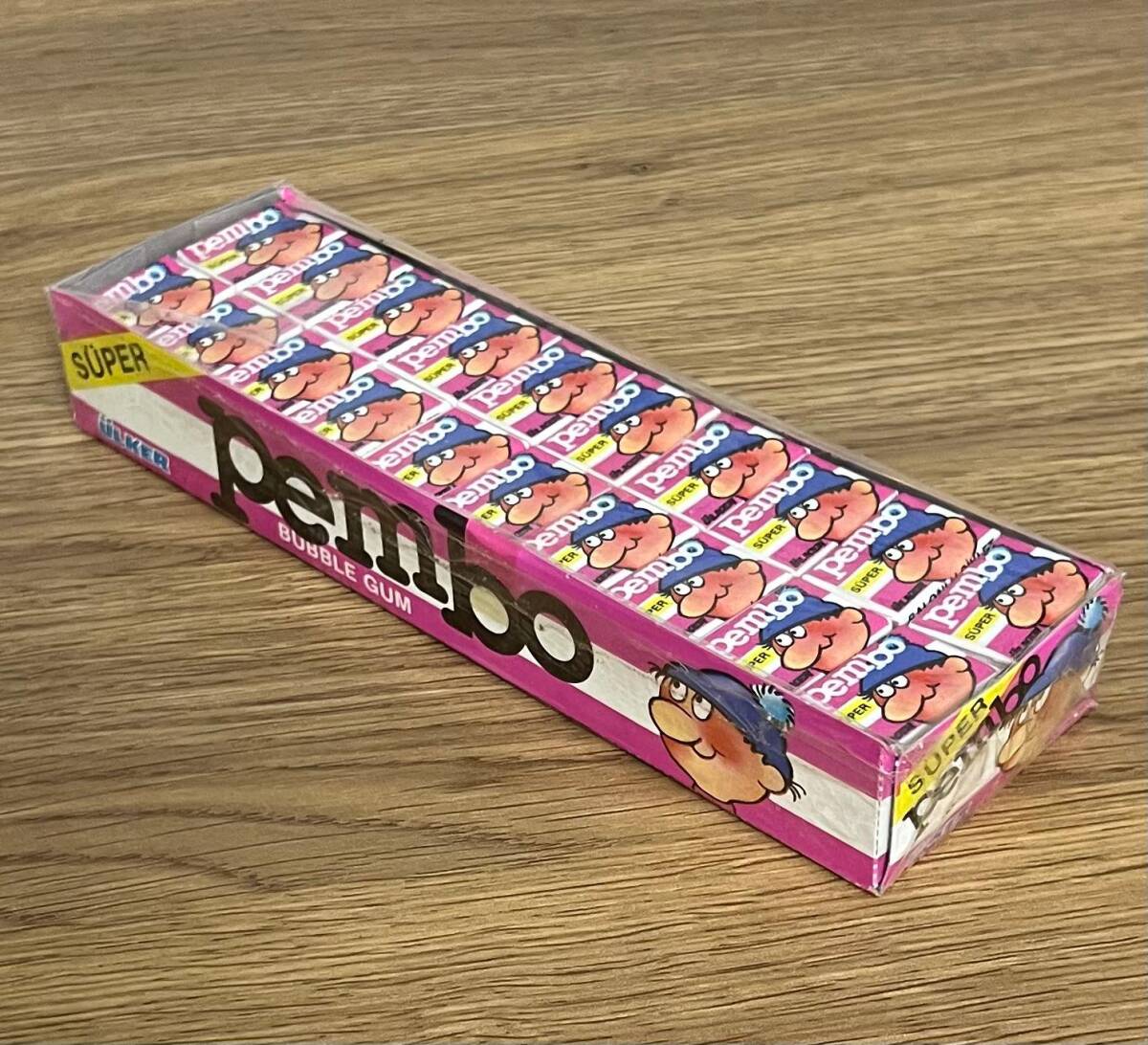 PEMBO SÜPER - (ÜLKER) 1992 Şekerli Sakız Açılmamış Kutu # SKZ1822 - 4