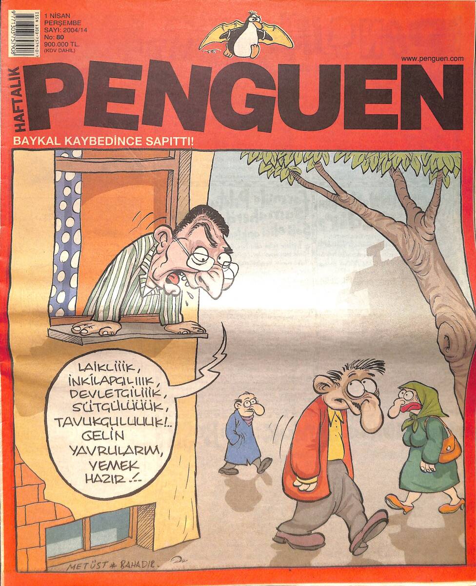 Penguen Mizah Dergisi 1 Nisan 2004 No: 80 NDR98502 - 1