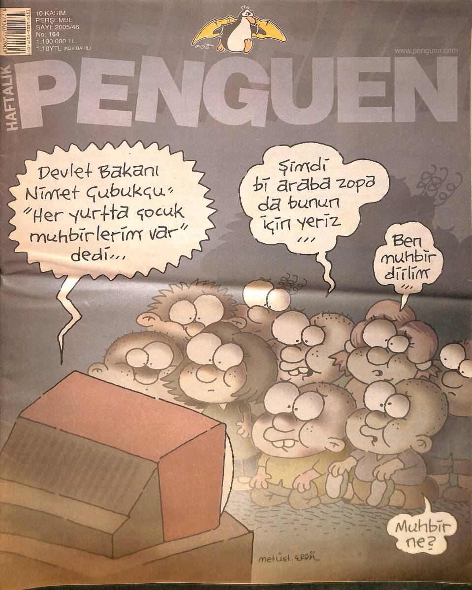Penguen Mizah Dergisi 10 Kasım 2005 Sayı: 164 NDR98623 - 1