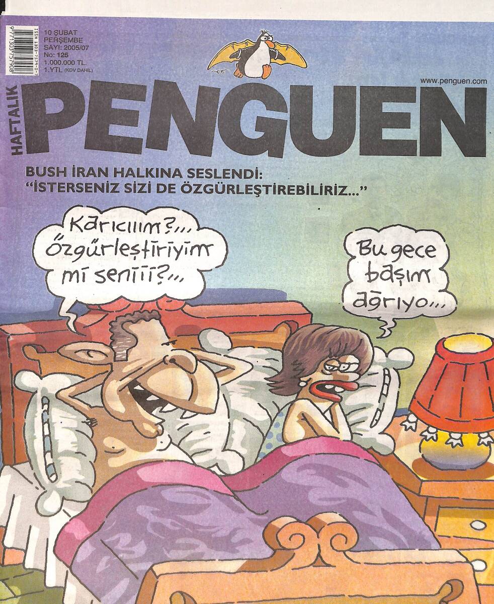 Penguen Mizah Dergisi 10 Şubat 2005 No: 125 NDR98564 - 1