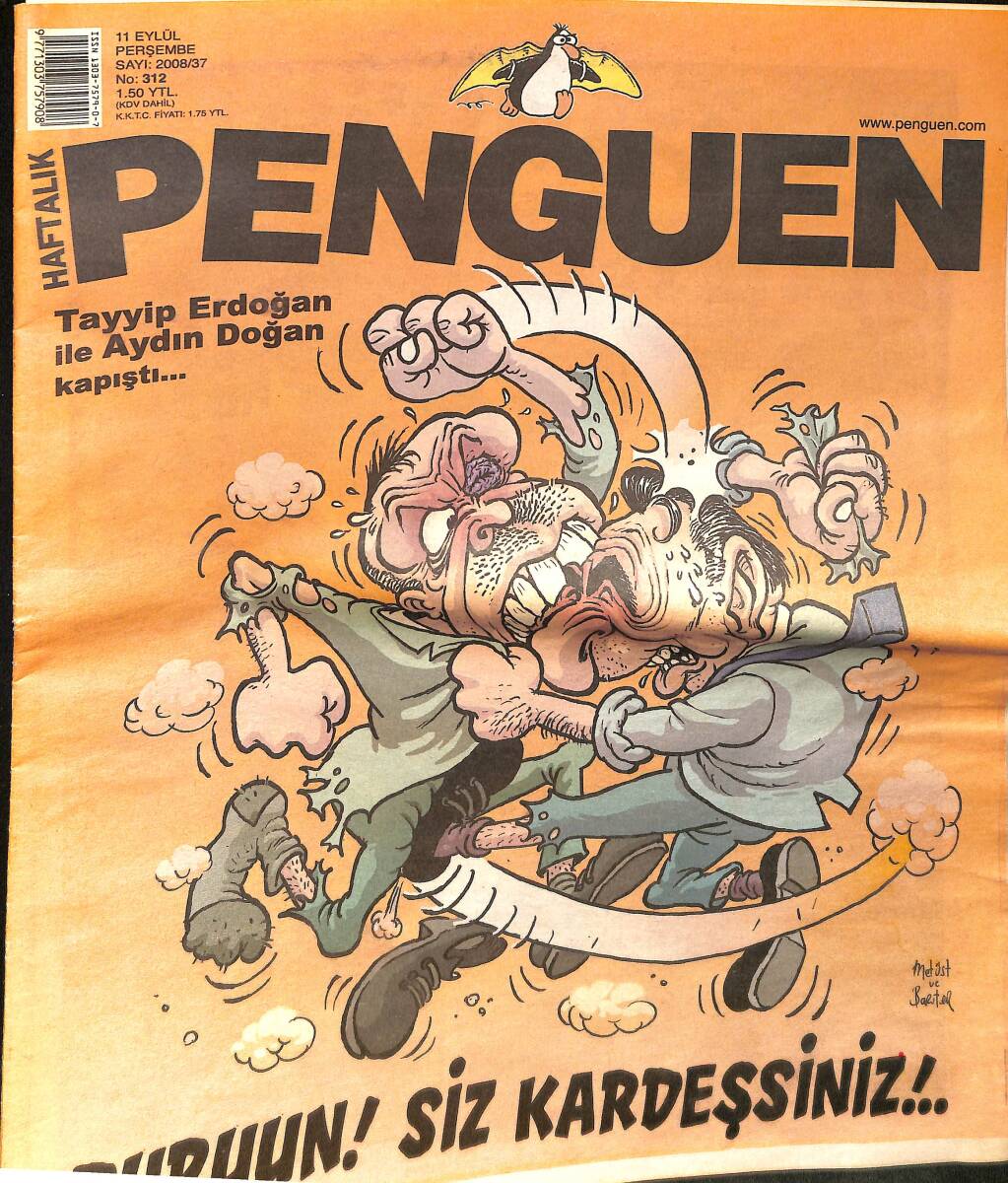 Penguen Mizah Dergisi 11 Eylül 2008 Sayı: 312 NDR98642 - 1