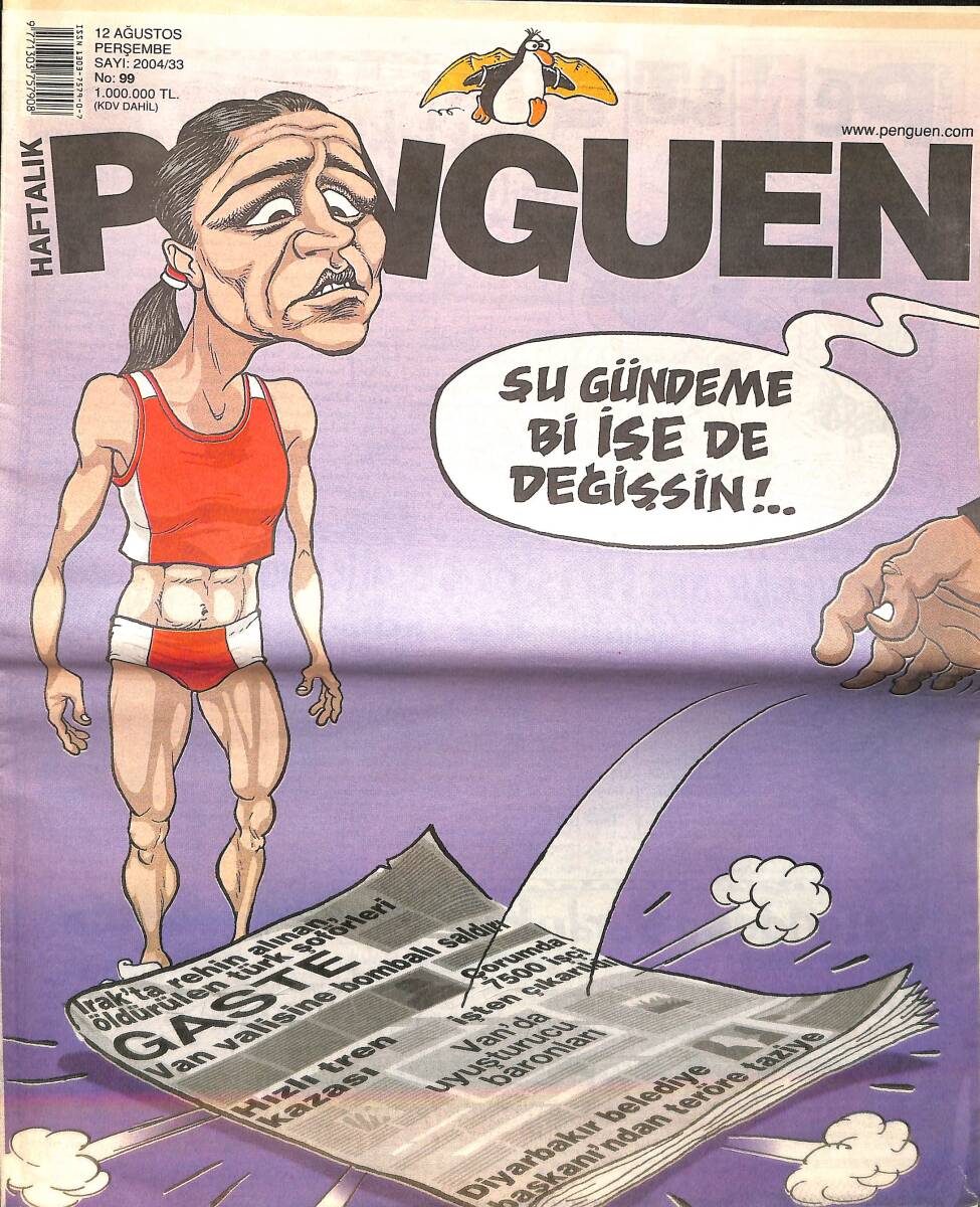 Penguen Mizah Dergisi 12 Ağustos 2004 No: 99 NDR98556 - 1