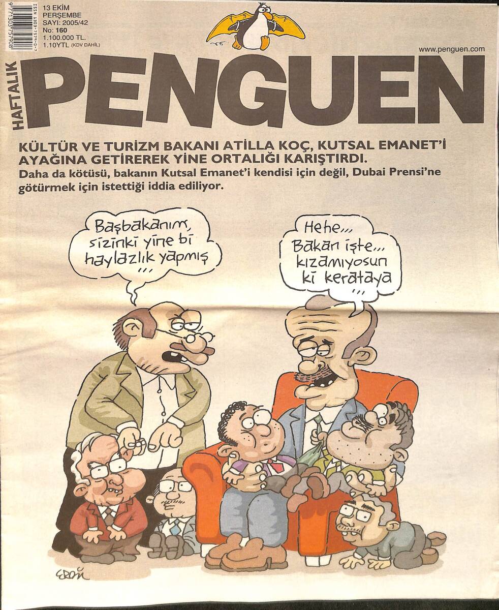 Penguen Mizah Dergisi 13 Ekim 2005 Sayı: 160 NDR98625 - 1