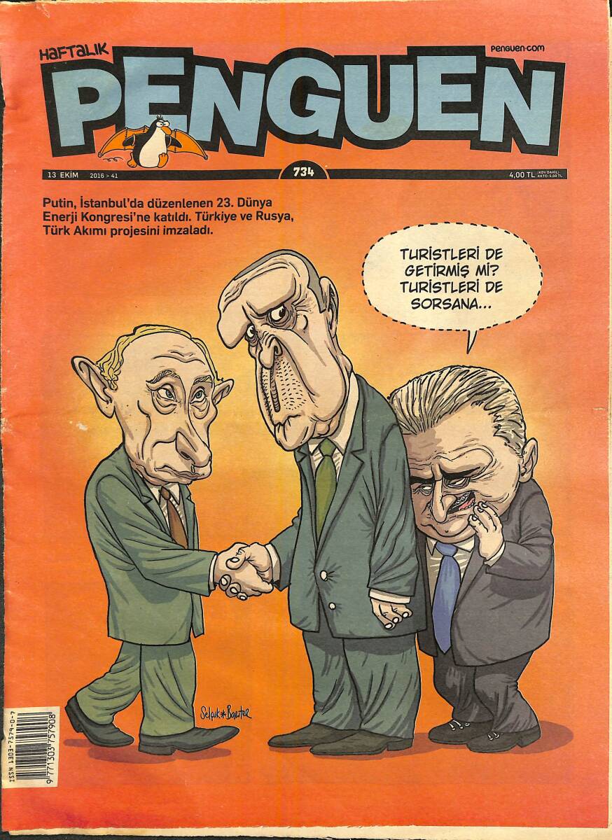 Penguen Mizah Dergisi 13 Ekim 2016 Sayı 734 NDR96457 - 1