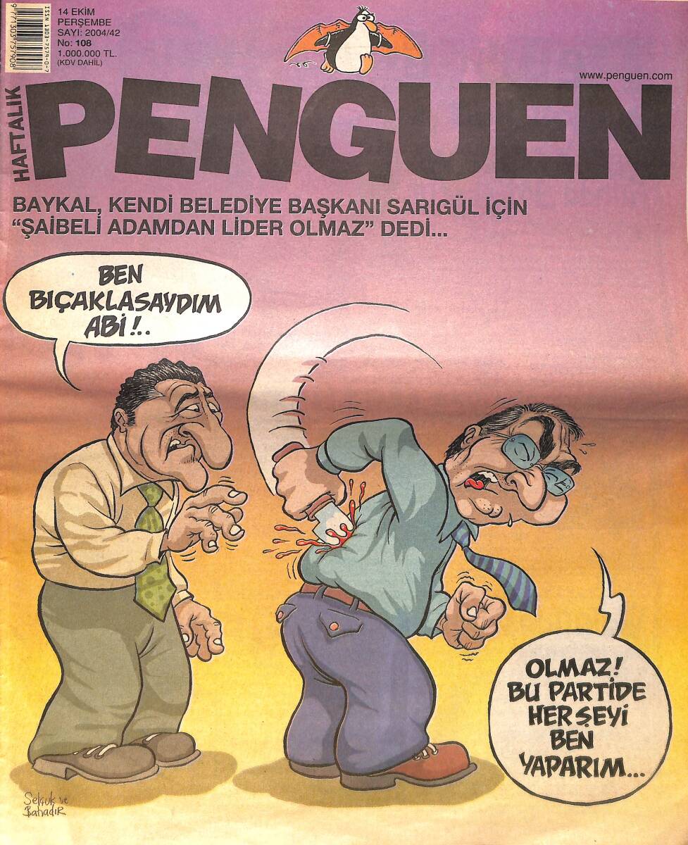 Penguen Mizah Dergisi 14 Ekim 2004 No: 108 NDR98551 - 1