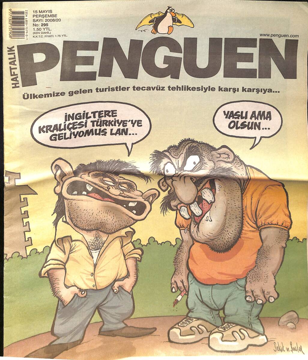 Penguen Mizah Dergisi 15 Mayıs 2008 No: 295 NDR98685 - 1