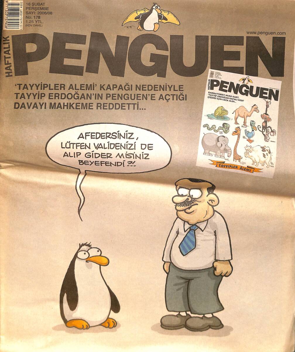 Penguen Mizah Dergisi 16 Şubat 2006 Sayı: 178 NDR98635 - 1