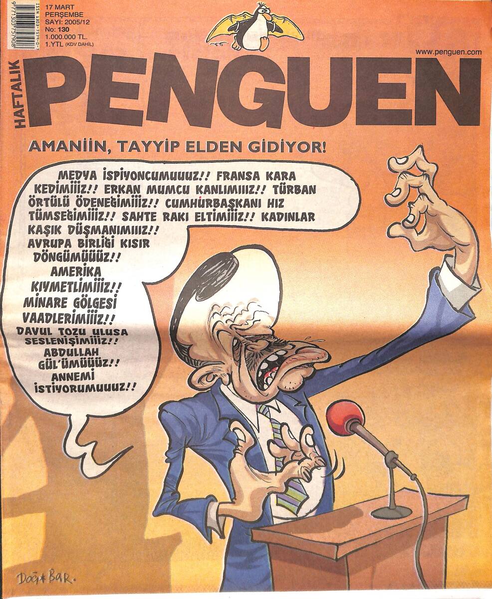 Penguen Mizah Dergisi 17 Mart 2005 No: 130 NDR98490 - 1