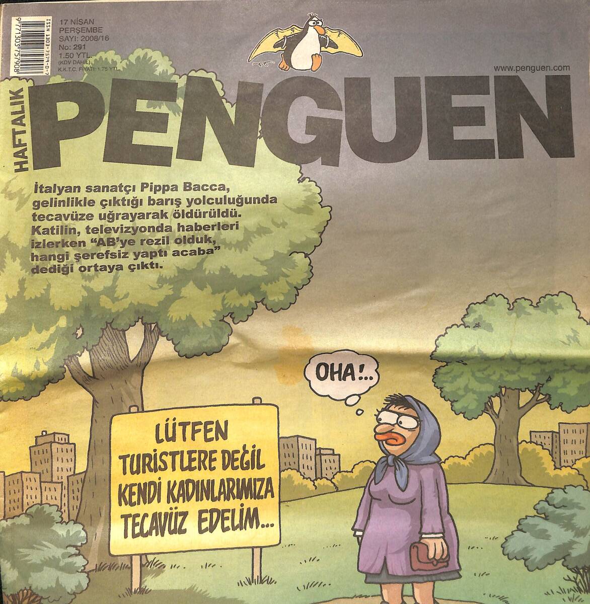Penguen Mizah Dergisi 17 Nisan 2008 Sayı: 291 NDR98650 - 1