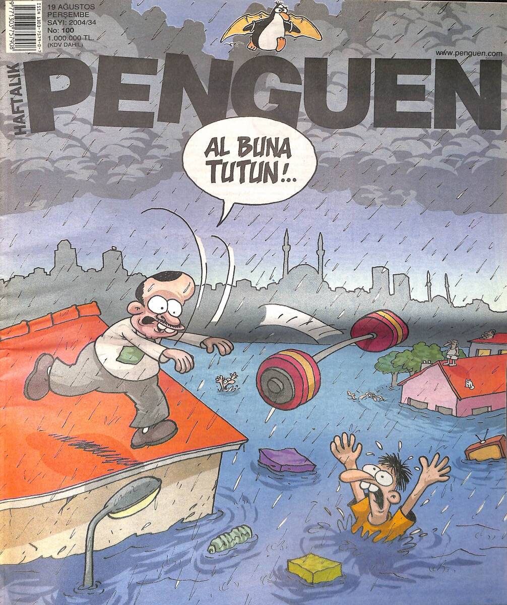 Penguen Mizah Dergisi 19 Ağustos 2004 No: 100 NDR98557 - 1
