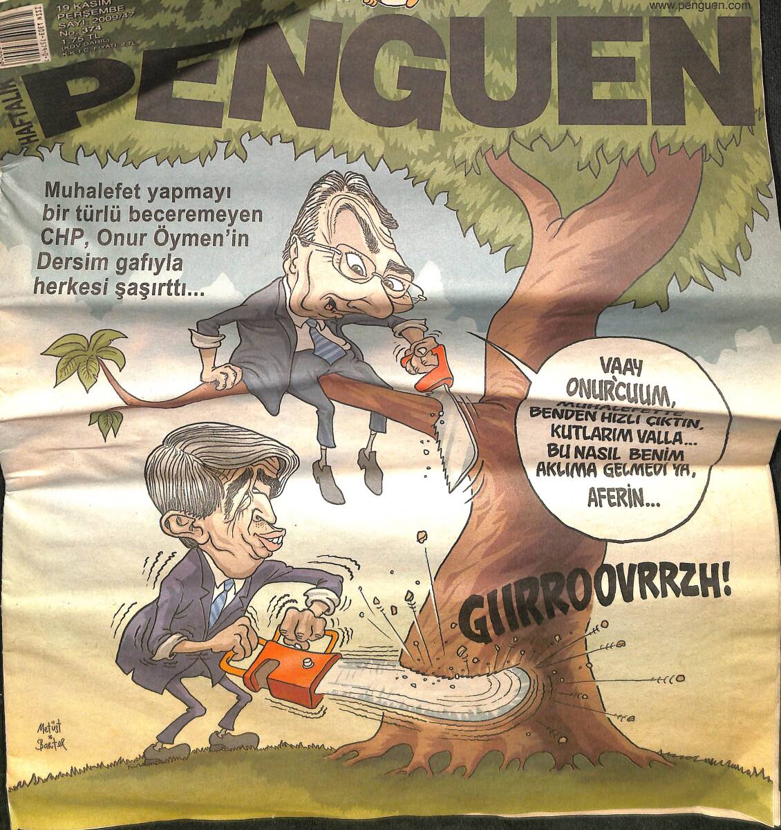 Penguen Mizah Dergisi 19 Kasım 2009 No: 374 NDR98687 - 1