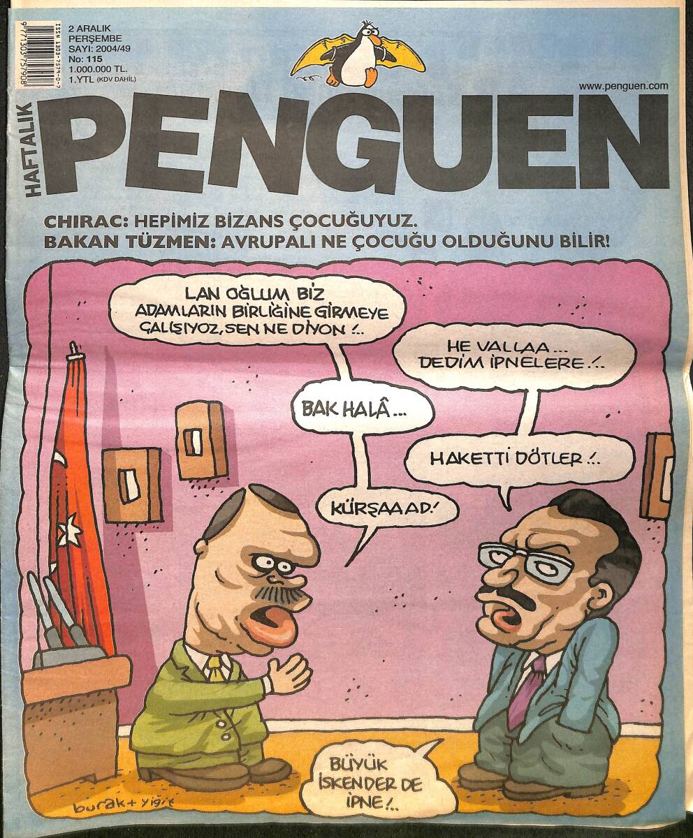 Penguen Mizah Dergisi 2 Aralık 2004 Sayı: 115 NDR98630 - 1