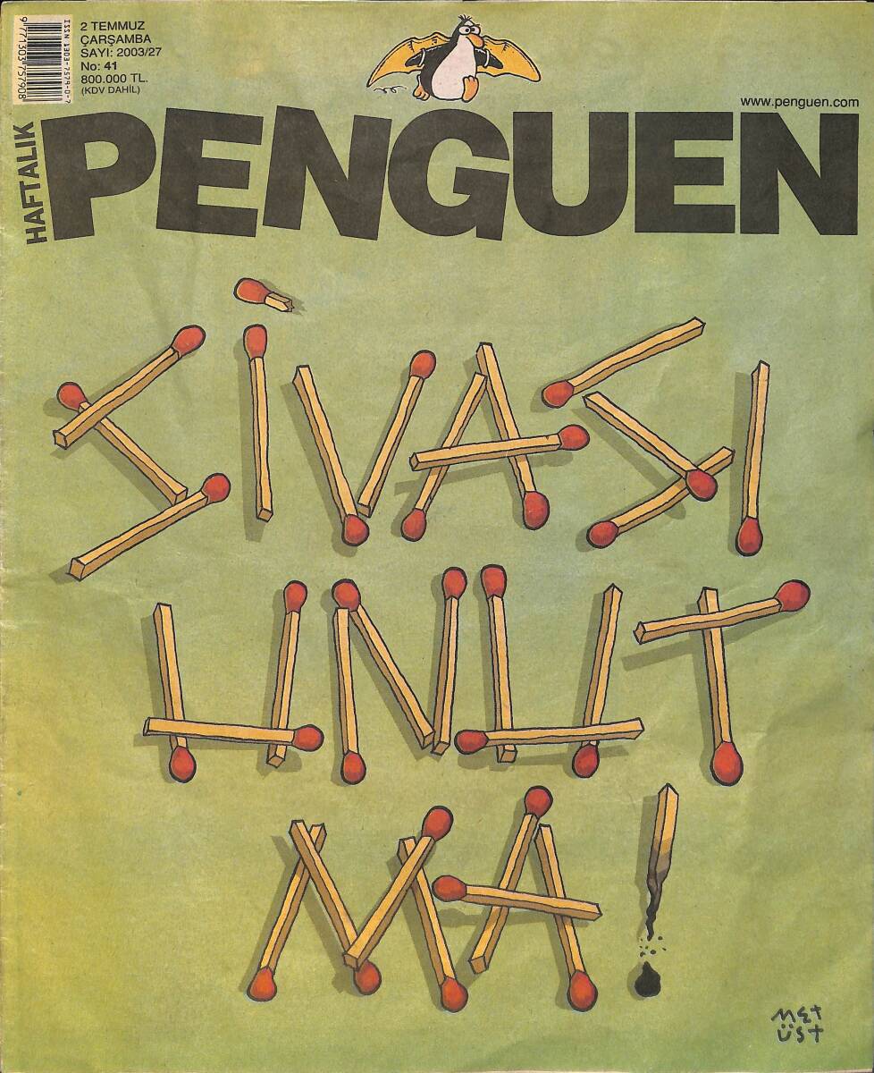Penguen Mizah Dergisi 2 Temmuz 2003 Sayı:27 NDR99523 - 1