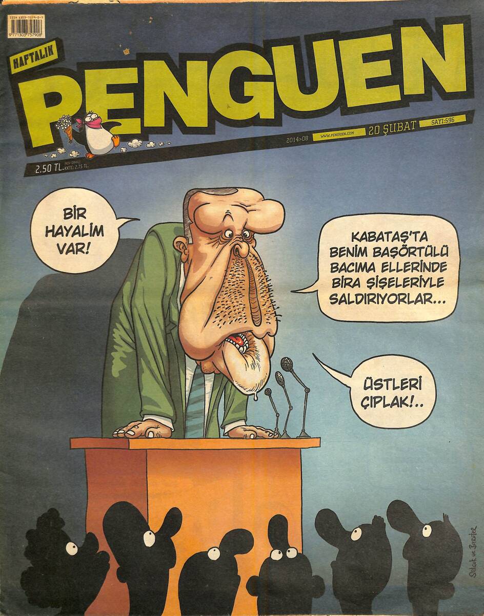 Penguen Mizah Dergisi 20 Şubat 2014 Sayı 596 NDR96459 - 1